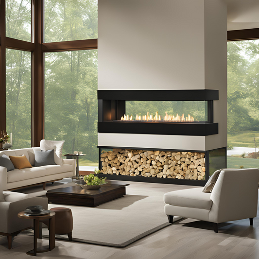 Infinity See-Through Gas Fireplace