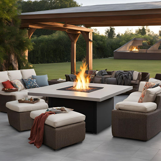 Monarch Outdoor Gas Fire Pit Table